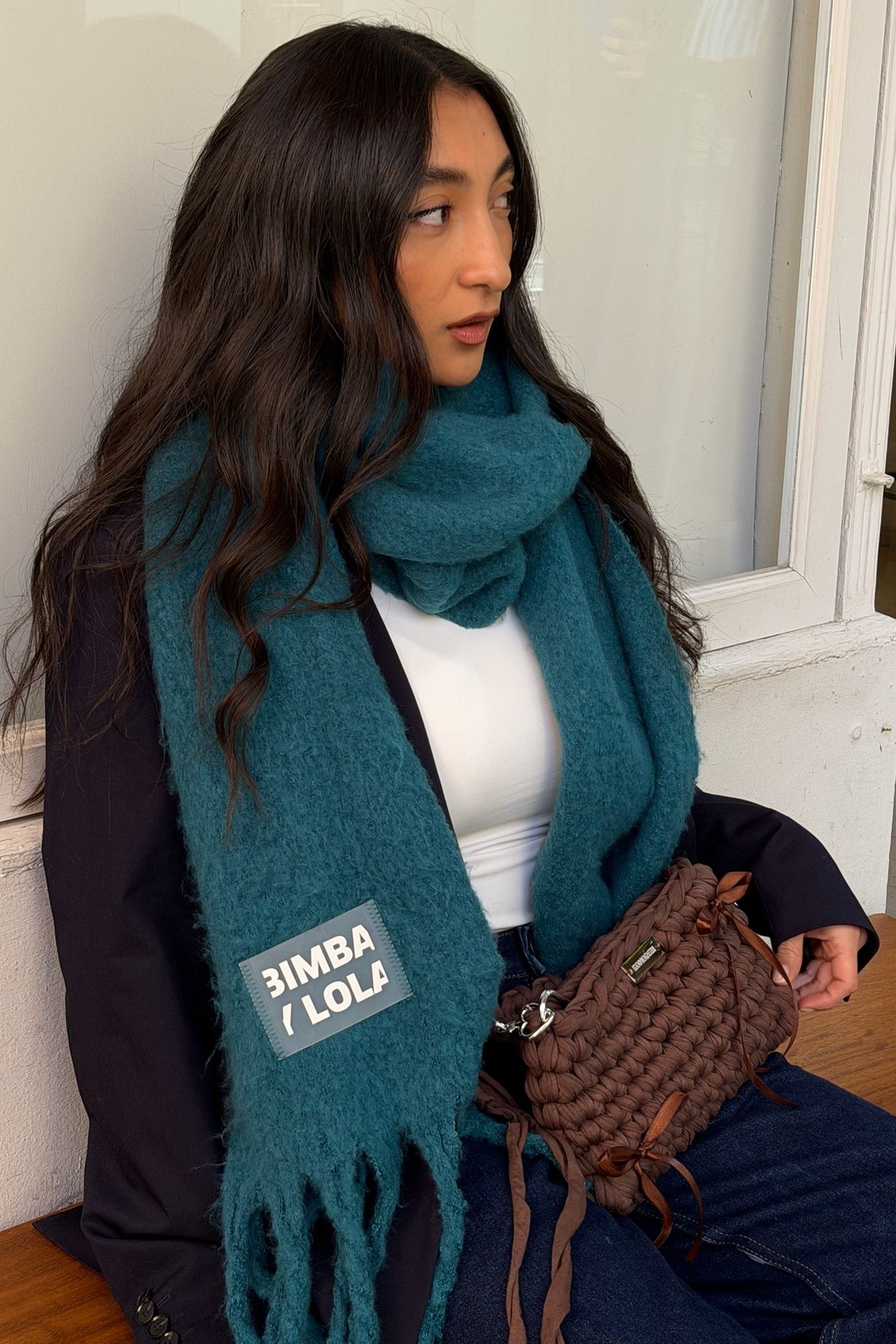 Carrie XS Chocolate con Lazos